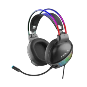 Refurbished AULA S503 Wired RGB Gaming Headset With Adjustable Mic (R-S503)