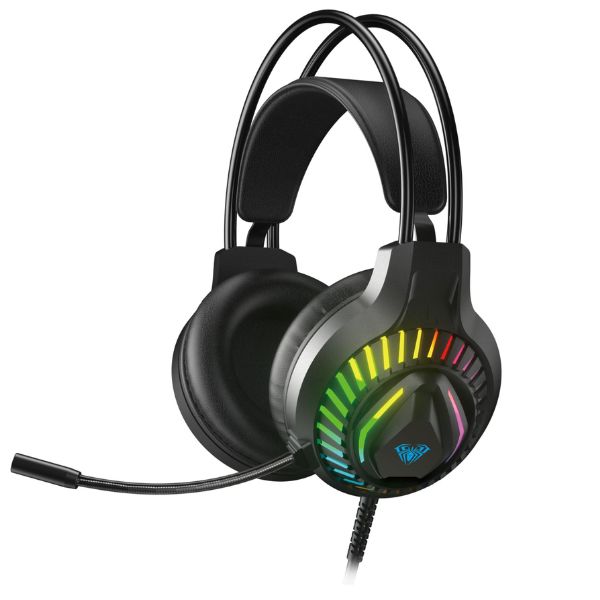 AULA S605 Wired RGB Gaming Headset (S605B)