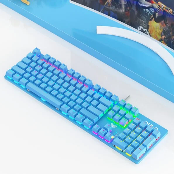 AULA S2022U Wired Mechanical Gaming Keyboard Blue