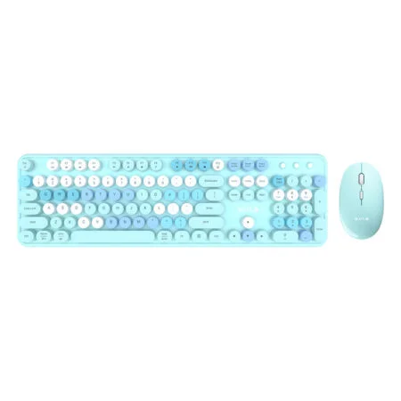 Aula AC306 Type2 Wireless Colorful Keyboard Combo | Blue (AC306U2)