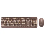 Aula AC306 Type2 Wireless Multiple Colorful Gaming Keyboard and Mouse Combo | Brown (AC306Br2)