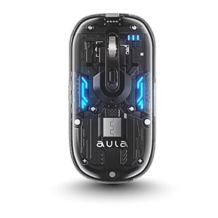 Aula AM210 Wireless 2.4G BT Gaming Mouse | 800 to 1600 DPI | Black (AM210B)