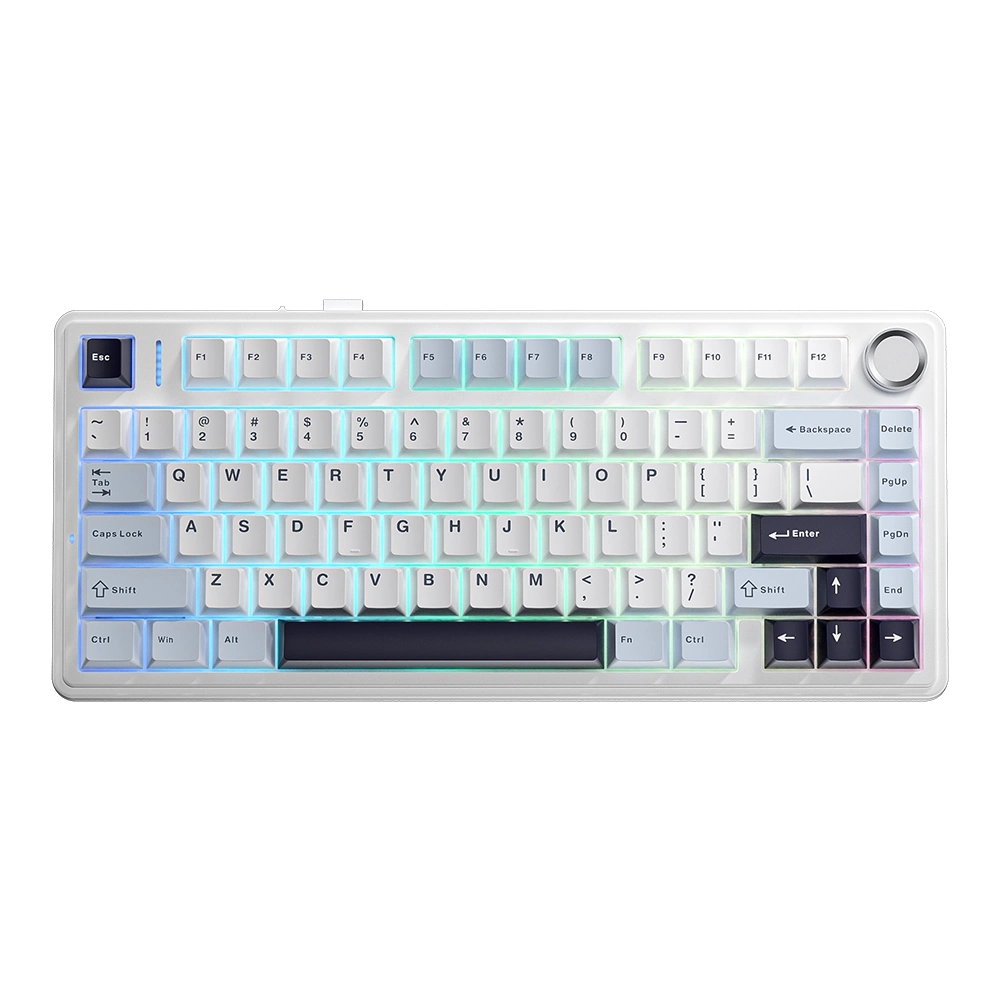 AULA F75 75% Wireless Trio Mode Mechanical Gaming Keyboard With Knob