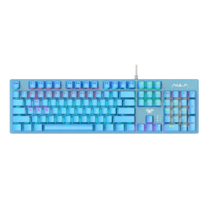 Refurbished AULA S2022U Wired Mechanical Gaming Keyboard | Blue, Blue Switch (R-S2022U)
