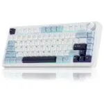 Refurbished AULA F75 3in1 Mechanical Keyboard Ice Blue | Ice Vein (R-F75IUV)