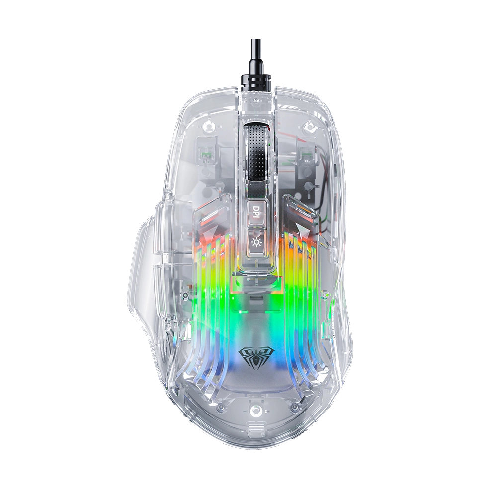 Aula S80 Transparent Wired Gaming Mouse