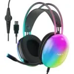 Aula S505 RGB Wired Gaming Headset With Adjustable Mic | Black (S505B)