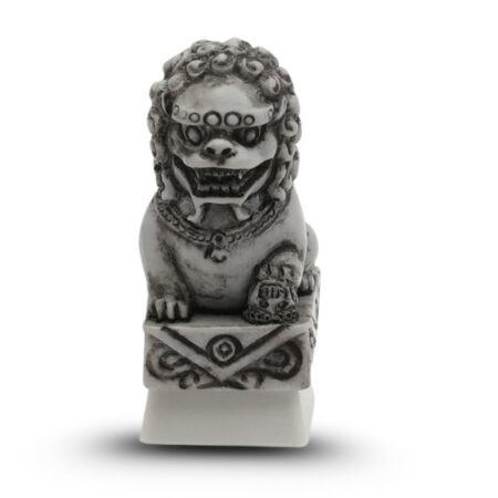 Stone Guardian – Fu Lion Artisan Keycap For Your Keyboards (Grey)