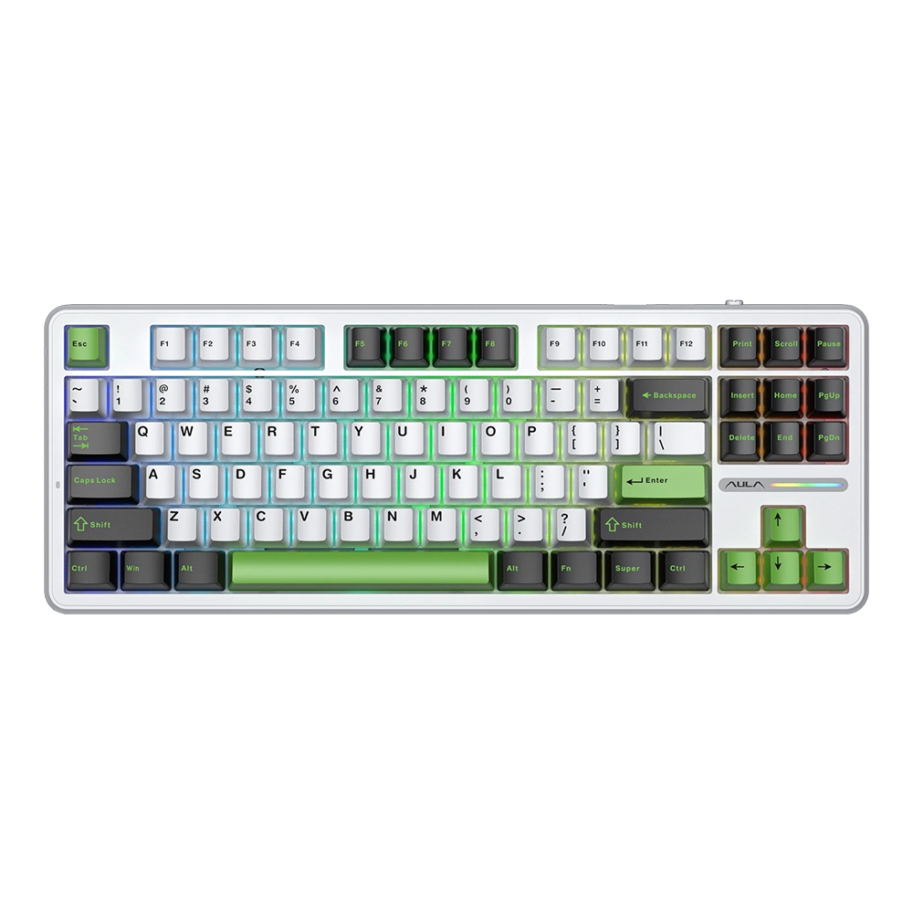Green White