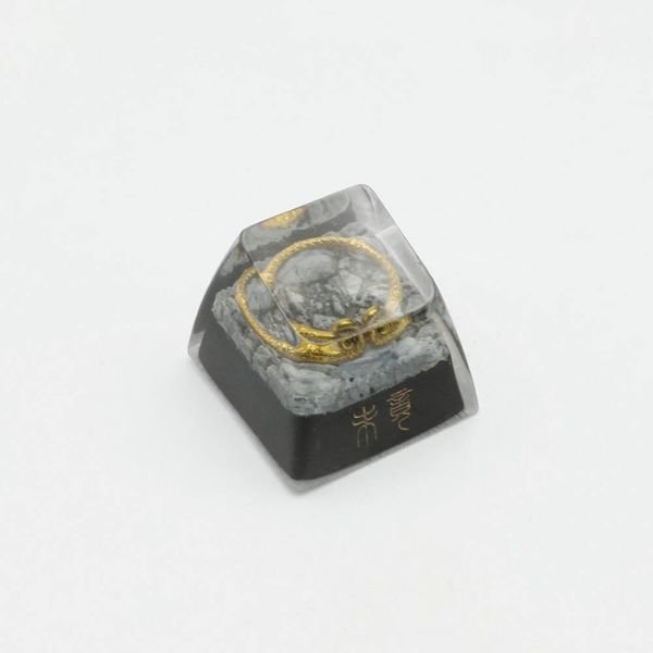 Golden Ring on Stone – Artisan Keycap For Your Cute Keyboard