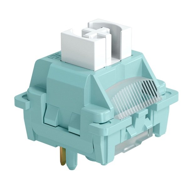 LEOBOG Ice Vein Linear Mechanical Switch – Ultra-Smooth, Silent, Pre-Lubed, Hot-Swappable, Ideal for Custom Keyboards (100pcs)