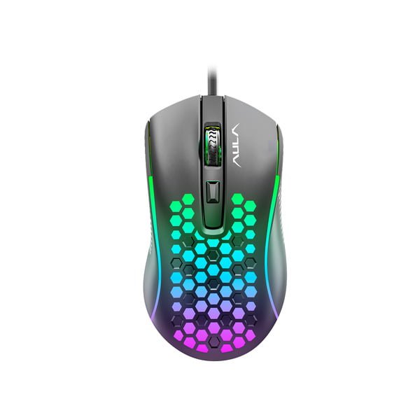 AULA S11 Wired Gaming Mouse Ultra Lightweight Honeycomb Design Mouse