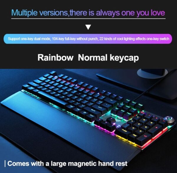 AULA Wired Mechanical Gaming Keyboard F2058