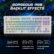AULA F2183 Wired Wireless & BT Gaming Keyboard White