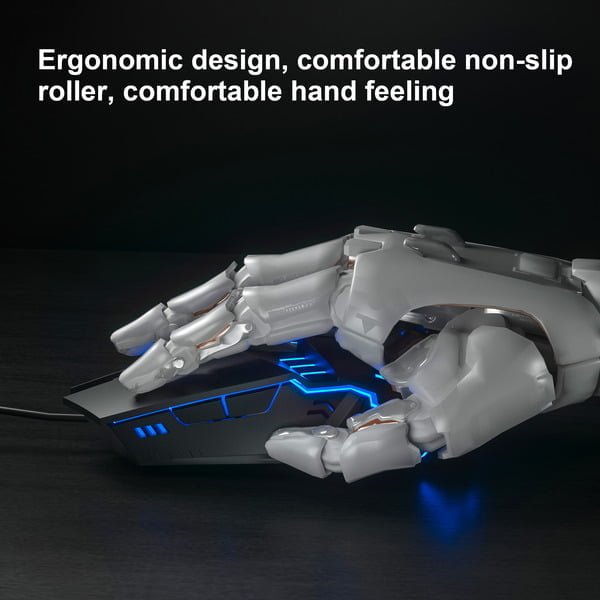 F2023.... Aula F2023 COMBO Wired USB Gaming Keyboard and Mouse (Black)