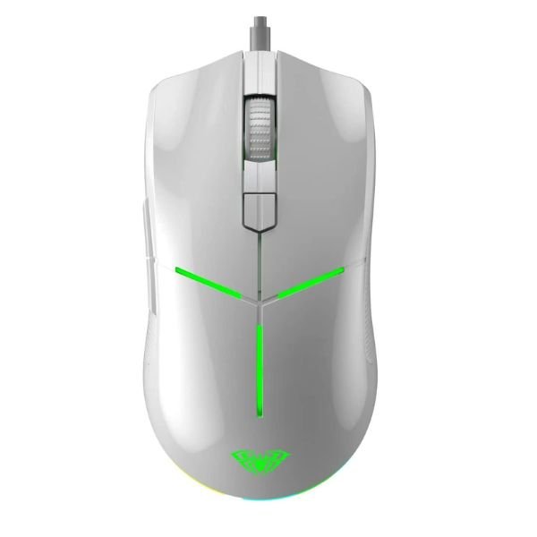 Refurbished AULA F820 Gaming Mouse | White (R-F820W)