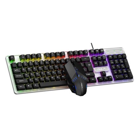 Refurbished Aula F3061 Membrane Gaming Keyboard & Mouse Combo | Black (R-F3061Combo)