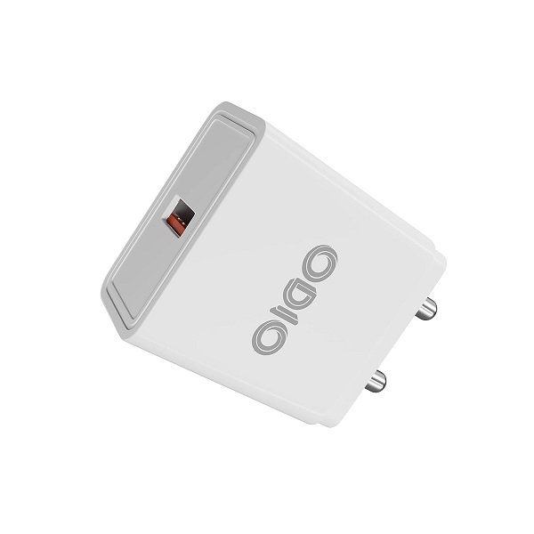 ODIO OQC03 18 Watt Wall Charger With Qualcomm Quick Charge 3.0 | White (OQC03)