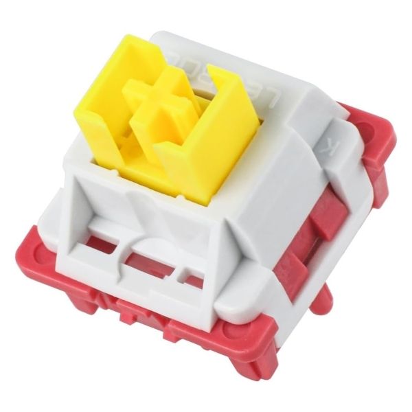 LEOBOG Nimbus Linear Mechanical Switch – Ultra-Smooth, Silent, Pre-Lubed, Hot-Swappable, Ideal for Custom Keyboards | 100pcs (NS100)