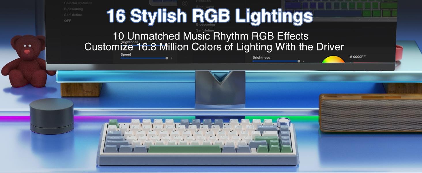 F75 mechanical gaming keyboard