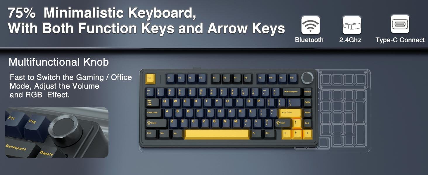 Aula F75 Mechanical Gaming Keyboard