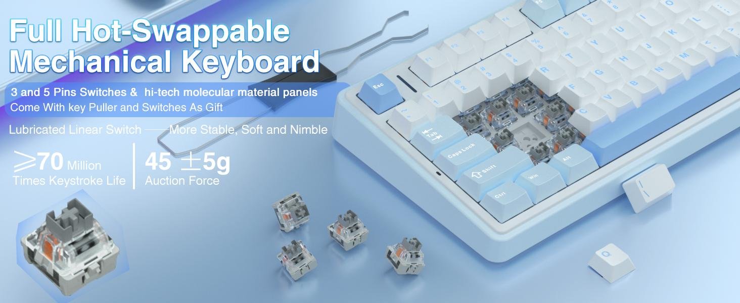 Aula F75 Mechanical Gaming Keyboard