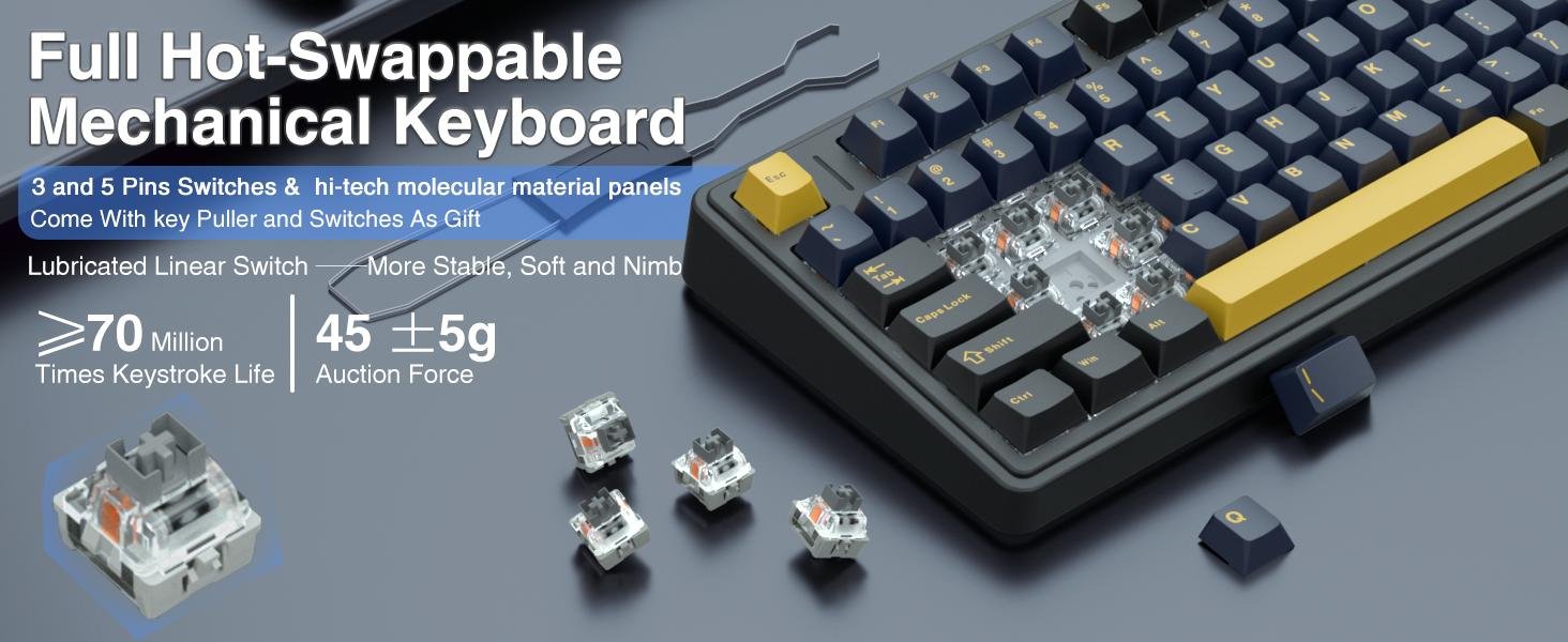 Aula F75 Mechanical Gaming Keyboard