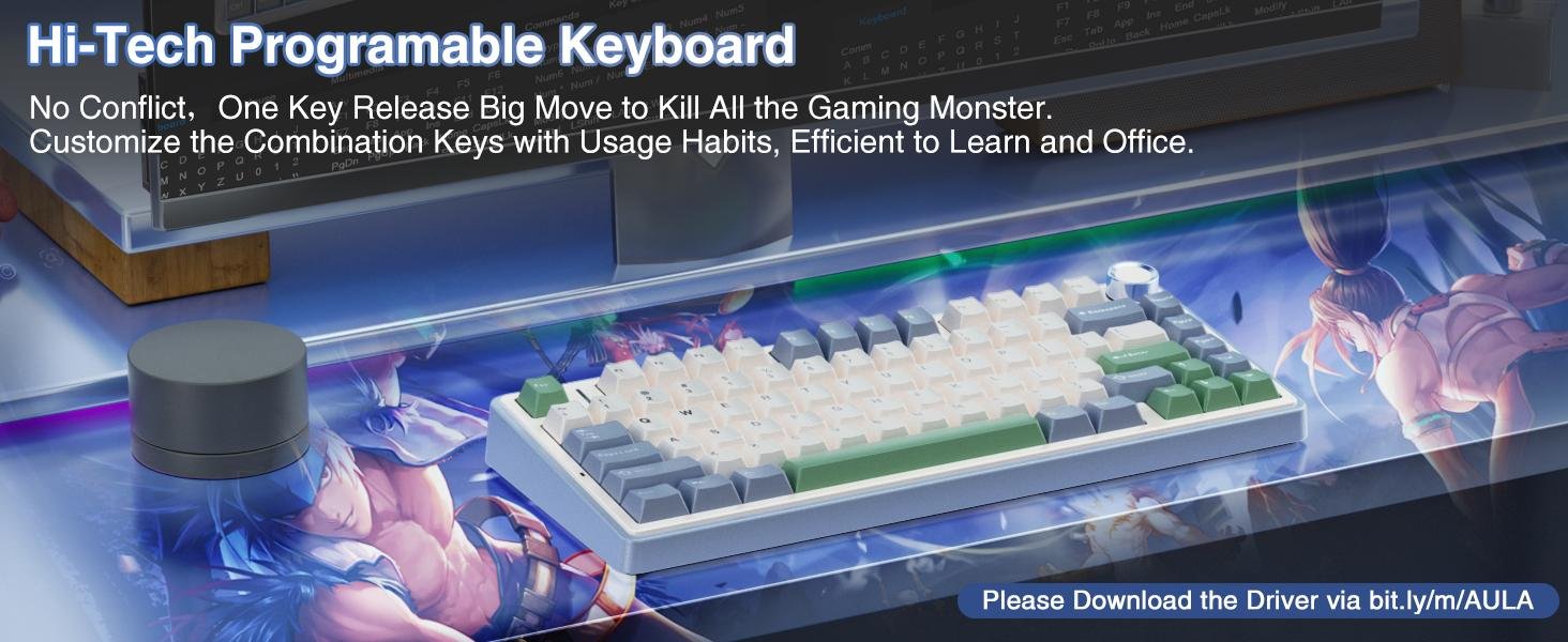 F75 mechanical gaming keyboard