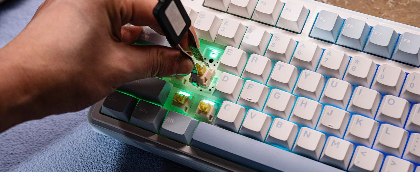 F75cgv mechanical gaming keyboard