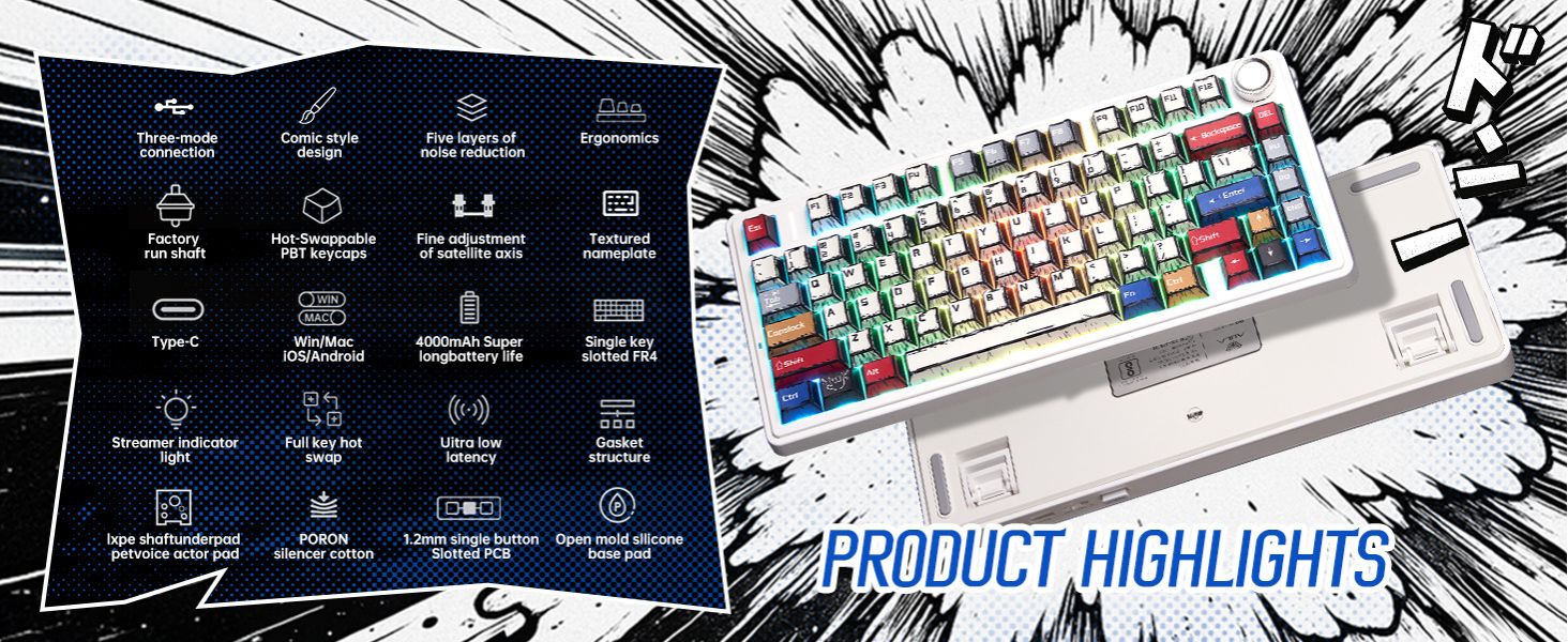 f75ckr mechanical gaming keyboard