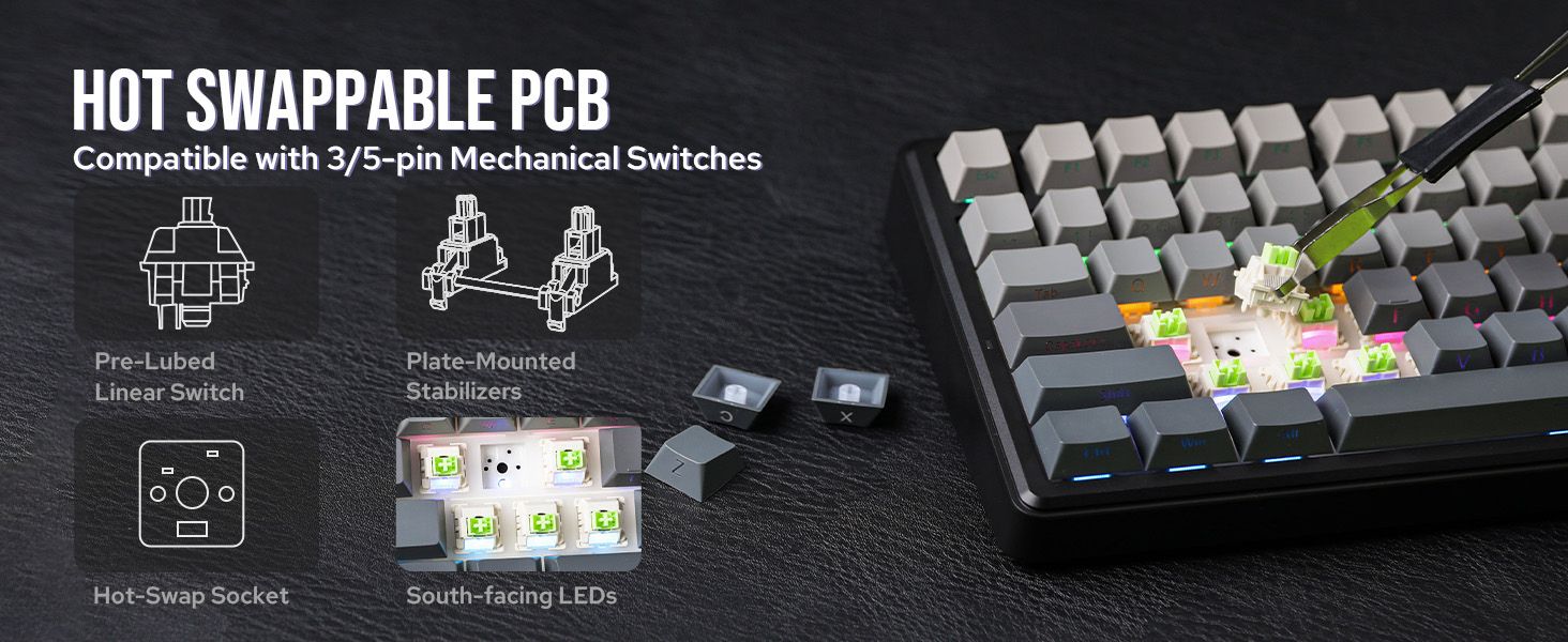 f75maxgrr mechanical gaming keyboard