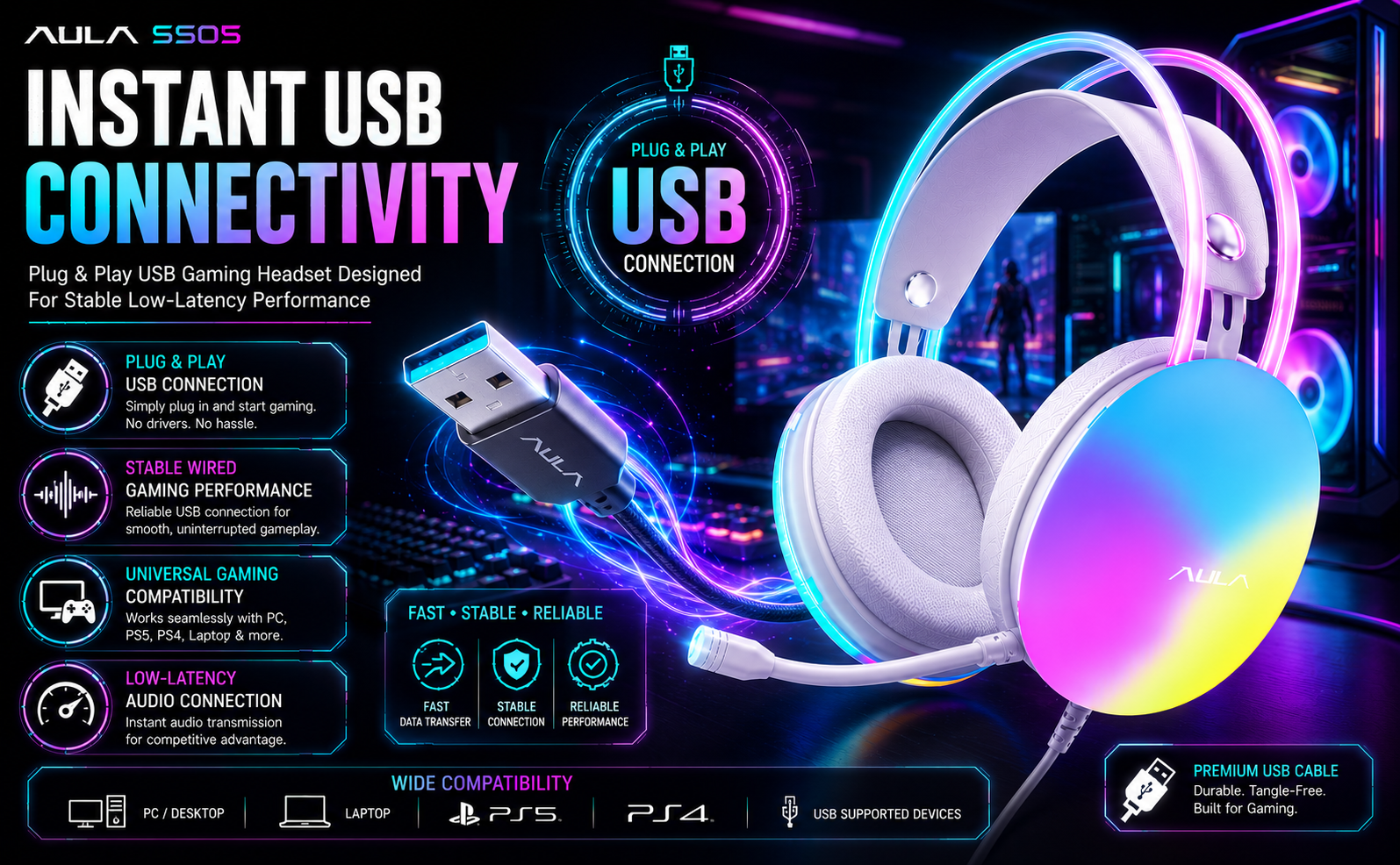 aula s505 gaming headset