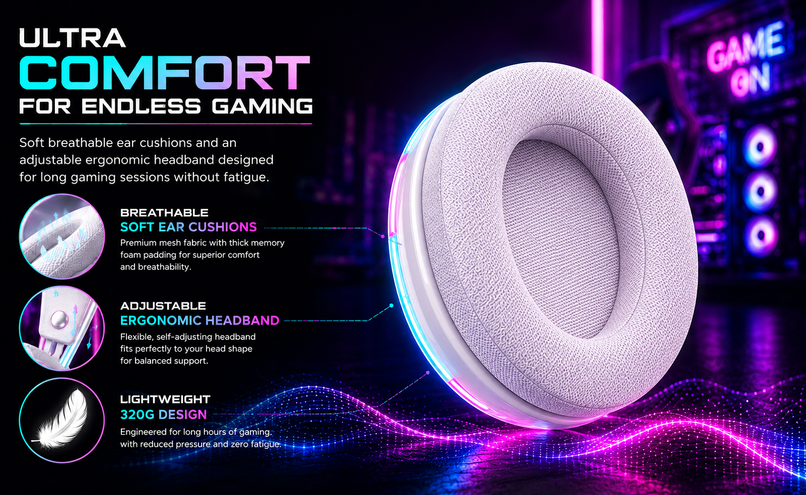 wired gaming headset