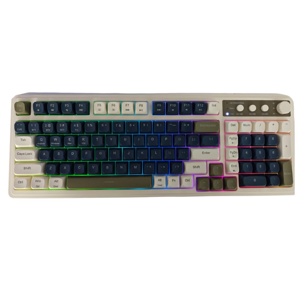 aula s99 wireless membrane gaming keyboard