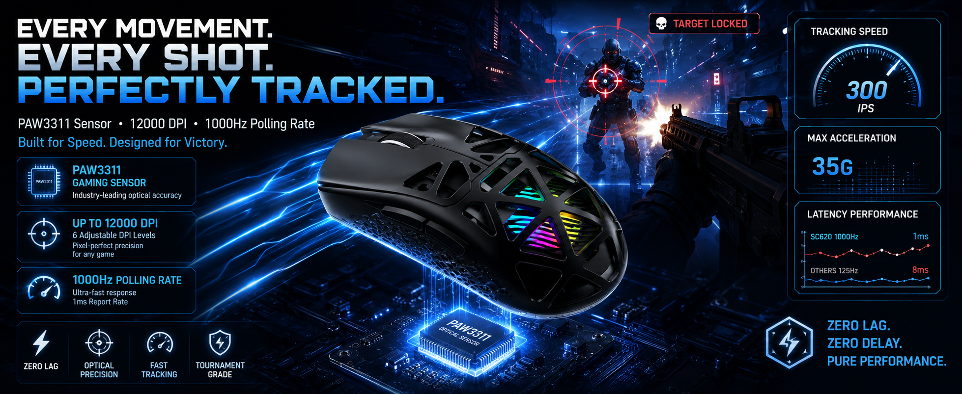 wireless gaming mouse