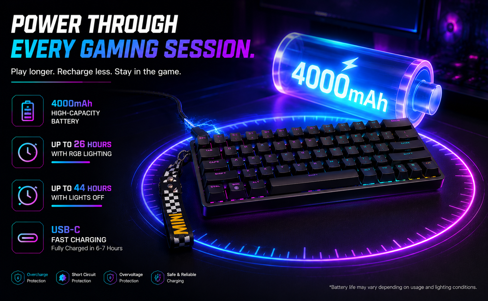 wireless magnetic keyboard